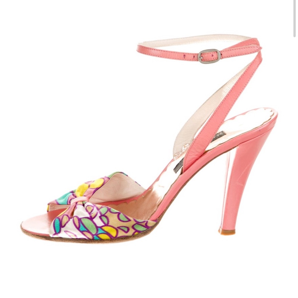 Marc Jacobs leather  sandal heel